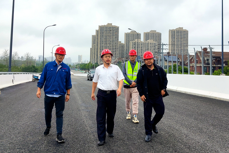 公司黨委書記、董事長錢申春調(diào)研西二環(huán)項目建設推進工作2